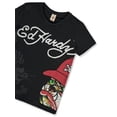 thumbnail image 2 of Ed Hardy Boys' Bulldog T-Shirt Color: black Size: 18 - 20, 2 of 3