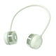 thumbnail image 5 of Ventilador de cuello colgante, silencioso, recargable, flexible, plegable, sin aspas Verde, 5 of 9