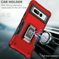 thumbnail image 2 of Feishell for Google Pixel 7 Pro Cover with Metal Ring Folding Kickstand,Drop Protection Magnetic Car Mount Shockproof Durable Dual Layer Hybrid Rugged Protective Phone Case,Black, 2 of 8