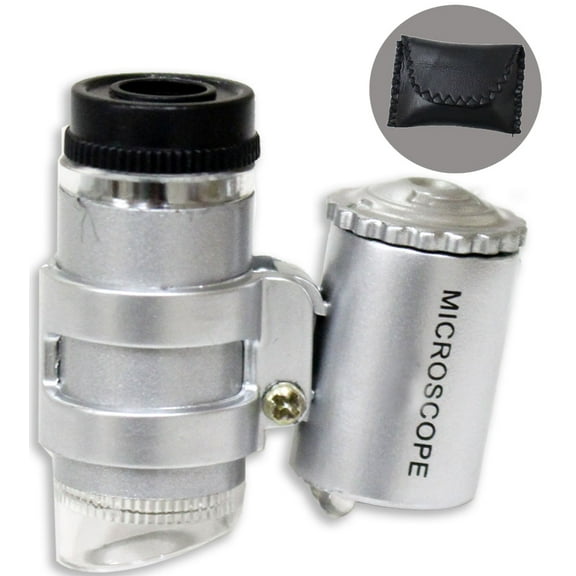 MAXIMIZE 45X Microscope with Swivel Power Pack | 16X Lens Magnification | Dual LED & UV Lights | Durable ABS Housing | 45.5 cm x 32 cm x 34.5 cm