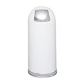 thumbnail image 1 of Scranton & Co White Push Door Dome Top Receptacles, 1 of 1