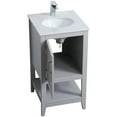 thumbnail image 3 of 18 inch Single Bathroom Vanity in Grey, 3 of 15