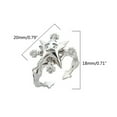 thumbnail image 5 of XISAOK Rotating Star Ring Adjustable Rings for Women Wedding Ring Female Fashion, 5 of 9