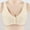 Beige, variant on Women's Comfortable Cotton Bra - Pink, Size 38, Front Closure, Hypoallergenic, Breathable Soft Fabric for Sensitive Skin & Everyday Wear