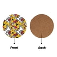 thumbnail image 2 of Xecao Cute Dog for MDF Cork Coaster 4 Pcs,Drink Coasters,Suit for House Warming Gifts New Home ,Coffee Table Decor-Round Shape, 2 of 7