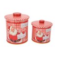 thumbnail image 4 of Contenants de Bonbons de Noël, 2 Pcs Boîtes à Bonbons Rondes Boîte de Rangement pour Biscuits de Noël Performance Inégalée, 4 of 9
