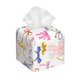 thumbnail image 1 of Balery bow ribbons Porta Pañuelos de Cuero con Estampado – Funda Moderna Cuadrada para Caja de Pañuelos, Dispensador 5x5x5'', 1 of 7