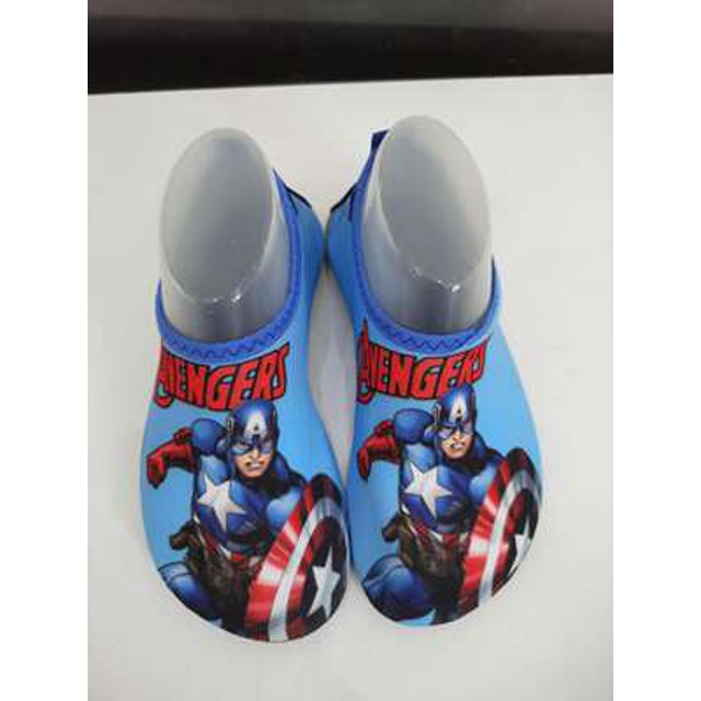 Zapatos de playa para niños de Disney, natación, antideslizante, transpirable, secado rápido, seguridad, protección para los pies, zapatos deportivos informales anticortes, 26-27-Plantilla, 16,5 cm Gao Jinjia LED