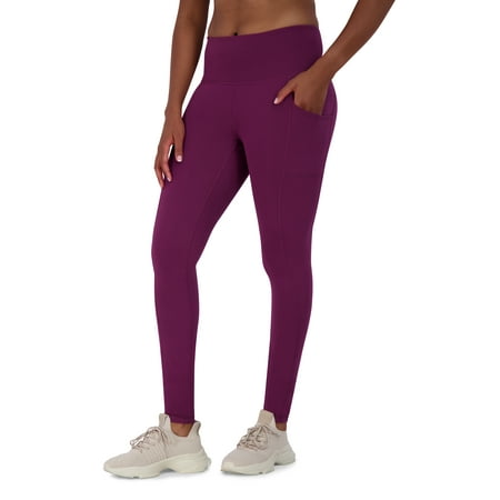Reebok Women's Everyday High-Waisted Active Leggings with Pockets, 28" Inseam