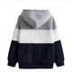 thumbnail image 3 of Sudadera con capucha para hombre, sudadera con capucha de manga larga con bloques de color, sudadera con capucha, camisa deportiva, blusa para hombre, 3 of 3