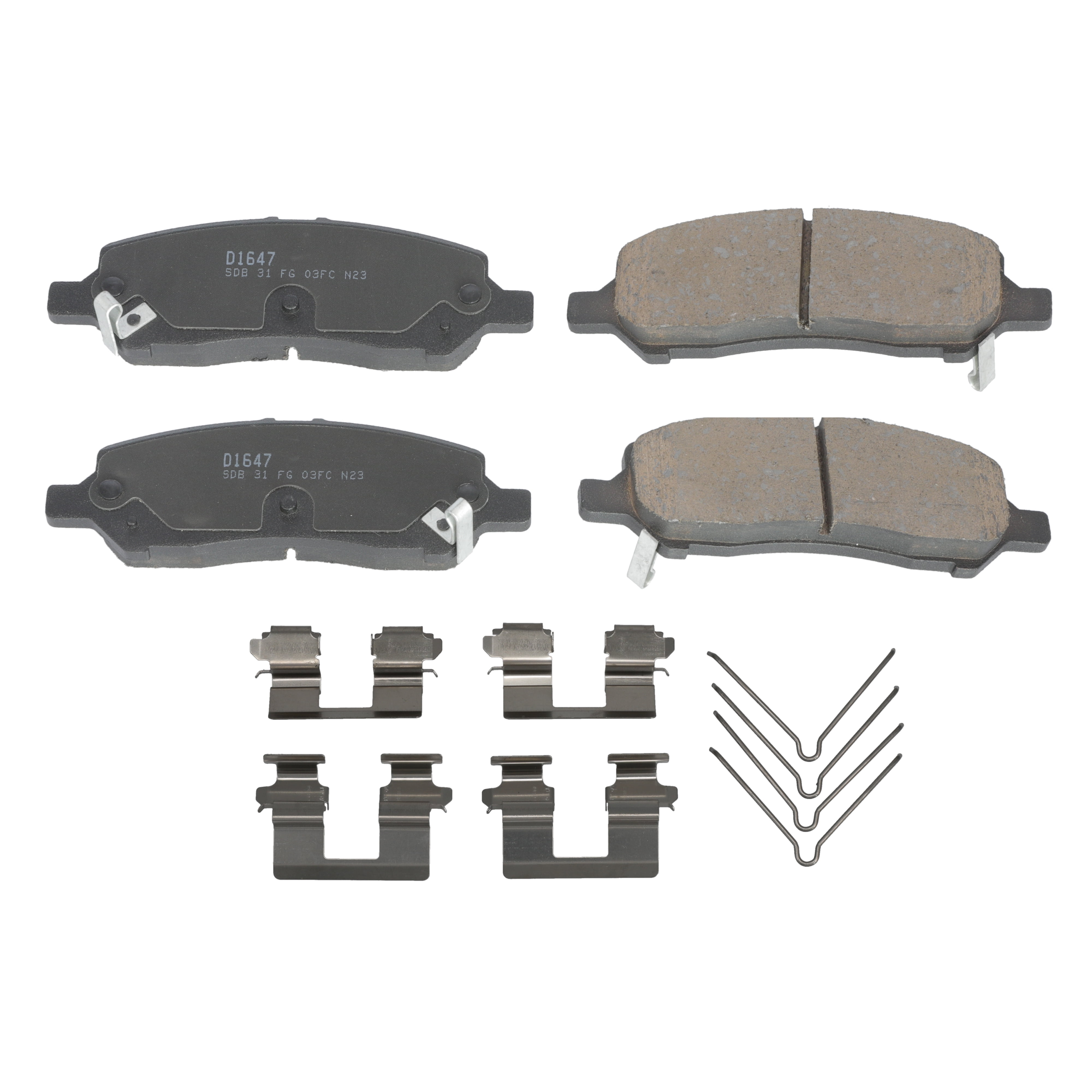 Winstop Brake Pad Set, Rear WS.1647.0.C, Dodge Dart 2016-2013