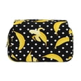 thumbnail image 2 of Kdxio Banana for Double Compartment Pen Case Oxford Organizer with Zipper Pockets for Students Artists, 2 of 7