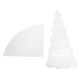 thumbnail image 1 of Handmade Christmas Tree Quilting Template Set Multifunctional DIY Sewing Ruler Practical Sewing Pattern Tools 15Inch, 1 of 8