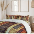thumbnail image 5 of Ambesonne Venice Duvet Cover Set, Aged Italian Building, 2-Calking, Orange Brown Green, 5 of 6