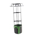 thumbnail image 4 of Enrejado de jardín negro, marco de escalada vertical para jardinería, enrejado de plantas de metal para 105x50cm, 4 of 9