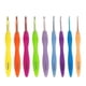 thumbnail image 1 of 9-Pack New Candy Color Crochet Hooks Non-Slip Crochet Hooks Colored Knitting Sticks Sweater Yarn Toothbrush Handle Crochet Hooks, 1 of 4