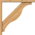 thumbnail image 3 of Ekena Millwork 3 1/2"W x 28"D x 28"H Funston Block Smooth Bracket w/ Offset Brace, Western Red Cedar, 3 of 25