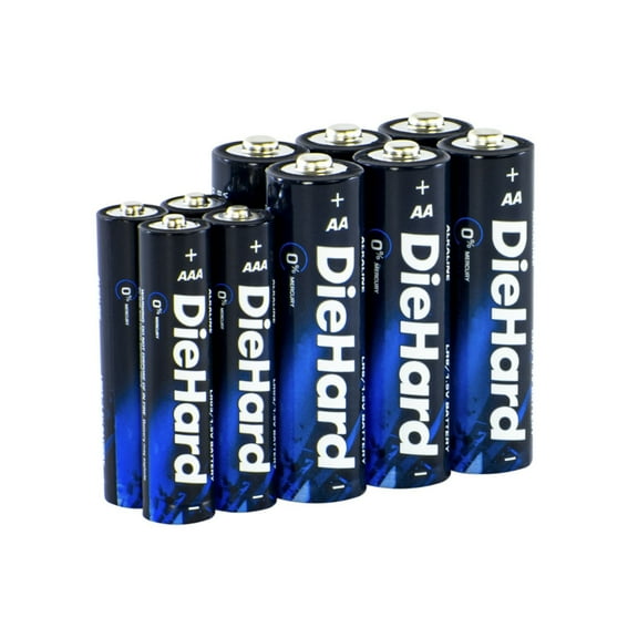 DieHard AA/AAA Alkaline Battery Pack (6AA/4AAA Combo Pack)