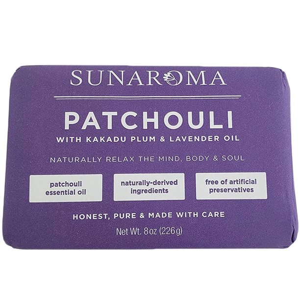 Sunaroma Patchouli Oil Relaxing Body Bar 8 Oz.