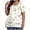 Multicolor, variant on Hfnxid Women Plus Size Easter Top Floral Bunny Graphic T-Shirts Fashion Loose Fit Short Sleeve Shirt Holiday Beach Vacation Casual Tops Multicolor XXL