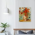 thumbnail image 3 of ONETECH Wieco Art Gold Framed Art Red Poppies and Daisies Large Canvas Prints Wall Art 12\x16\, 3 of 4