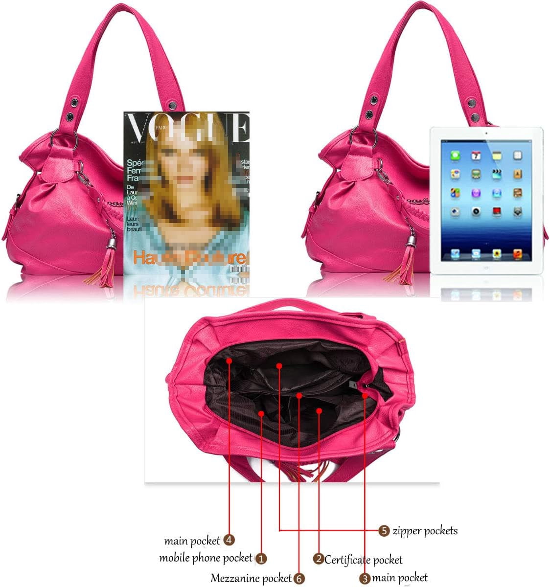Purses and Handbags for Womens Satchel Shoulder Tote Bags Wallets Top-Handle Bags Crossbody Bags