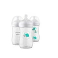 thumbnail image 4 of Philips Avent Natural Baby Bottle With Natural Response Nipple, With Blue Elephant Design, 3x9oz Bottles, SCY903/63, 4 of 9