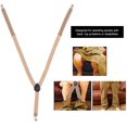 thumbnail image 3 of Pants Wearing Aids Belt, Polyester Alloy Adjustable Length Dressing Aids Help the Elderly and Disabled Wearing Pants for Disabled Elderly(Gray and black stripes), 3 of 8