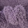 thumbnail image 3 of Unique Loom Solid Shag Collection Area Rug (5' 3" Round Lilac), 3 of 7
