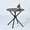 Espresso, variant on Homy Casa 31.5 Inch Dining Table for 2-4 Person - Small Round Kitchen Table for Bistro Reception Table, Walnut