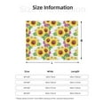 thumbnail image 5 of Yiaed Sunflowers Print Blanket Throw Blanket Soft Cozy Flannel Blanket for Home Bed Sofa Couch Chair-40"x30", 5 of 6