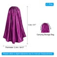 thumbnail image 2 of Unique Bargains Portable Dressing Room, 1.3Meters Length Instant Changing Tent for Beach, Dark Purple, 2 of 6