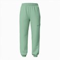 thumbnail image 4 of TOWED22 Men's Fleece Sweatpants Lightweight Cotton Tapered Joggers Workout Running Sweat Pants with Pockets(Light Green,L), 4 of 4