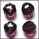 K9 Glass Imitation Austrian Crystal Beads Grade AAA Faceted Round Purple 8mm Hole: 0.9~1mm