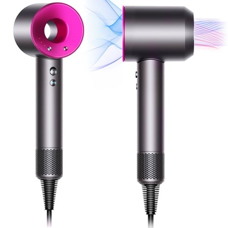 High Speed Hair Dryer,110000RPM Brushless Motor Ionic Blow Dryer,Multi-Speed Wind Speed Adjustment and Fast Hair Drying,Home Travel Essentials,Pink