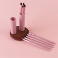 thumbnail image 1 of EGNMCR Eyeshadow Makeup Eye Eyeshadow Brush Brushes Cosmetic Set+Round Tube 5Pcs Makeup brush, 1 of 5