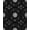 Black Gray, Pattern 1, variant on ODIKA 8'x10' Washable Area Rug Record Album Disc Motif Border Round Cd Themed Music Vinyl Note Playful for Dining Room, Large Office, Lounge, Non-Slip Chair-Friendly Mat