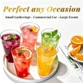 thumbnail image 6 of BYSNOW Clear Plastic Cups, Food-Grade Material, Cocktail Cups, 14oz, 100 Count, 6 of 10