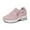 Pink, variant on TKYCMSUAKI Women's Woven Orthopedic Breathable Soft Shoes Go Walking Slip on Diabetic Foam Shoes Hands Free Slip in Sneakers Arch Support