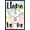 Black Framed Version, variant on Inspiring Llama - Llama be me Wall Poster, 22.375" x 34", Framed