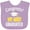 Lavender, variant on Inktastic Congrats My Aunt Graduated with Cap Boys or Girls Baby Bib