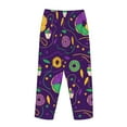 thumbnail image 5 of Daiia Mardi Gras and Donuts Women's Sleep Pant with Pockets and Drawstring,Pajama Pants-X-Large, 5 of 9