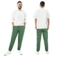 thumbnail image 6 of Fleece Sweatpants for Men Elastic Bottom Active Athletic Workout Jogger Pants with Pocket and Drawstring, 6 of 11
