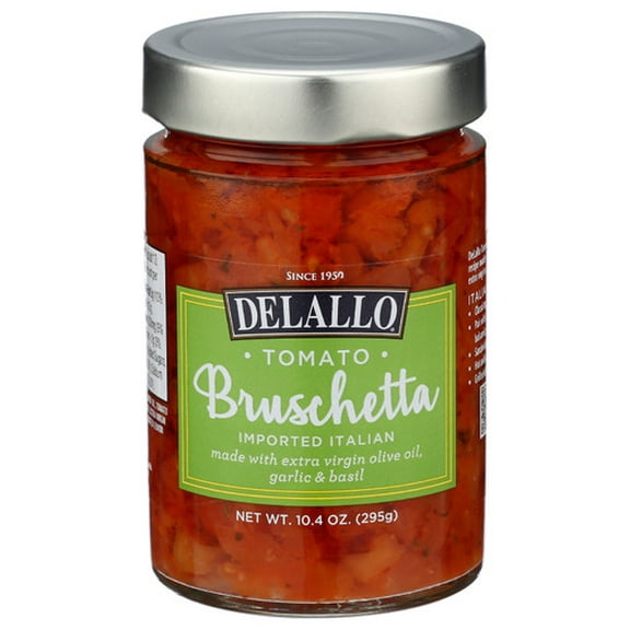 Delallo Bruschetta Italian Tomato 10.4 oz (Pack of 6)