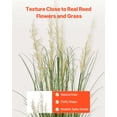 thumbnail image 3 of VEVOR Artificial Grass Plant, 2 Pack 47 inch Reed Flower Grass in Pot, Premium PVC Faux Fake Greenery Shrubs Plant for Indoor Outdoor House Home Garden Office Room Décor, Housewarming, Green, 3 of 9