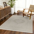 thumbnail image 3 of Cream Oriental Area Rugs for Living Room Washable Rugs Boho Moroccan Area Rug Soft Neutral Geometric Bohemian Carpet Distressed Indoor Rug for Bedroom Dining Room Office Foldable Nonslip Rug, 3 of 9