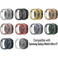 thumbnail image 7 of KOMI Compatible with Samsung Galaxy Watch Ultra 47mm LTE Bling Diamond Case PC Bumper Protective Cases Women Girls Crystal Shining Rhinestone Cases Smartwatch Accessories Case (3color, 47mm), 7 of 7