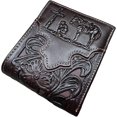 thumbnail image 5 of Floral Leather Cowboy Praying At Cross Wallet, 5 of 11