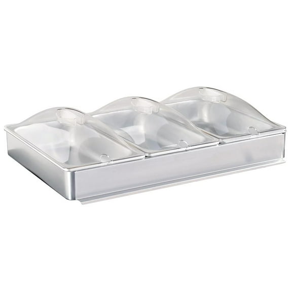 Broil King INBS-3P Third Size Inset Accessory Package With Plastic Lids
