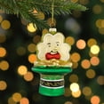 thumbnail image 2 of 4.75" Shamrock and Leprechaun Hat Glass Christmas Ornament, 2 of 6